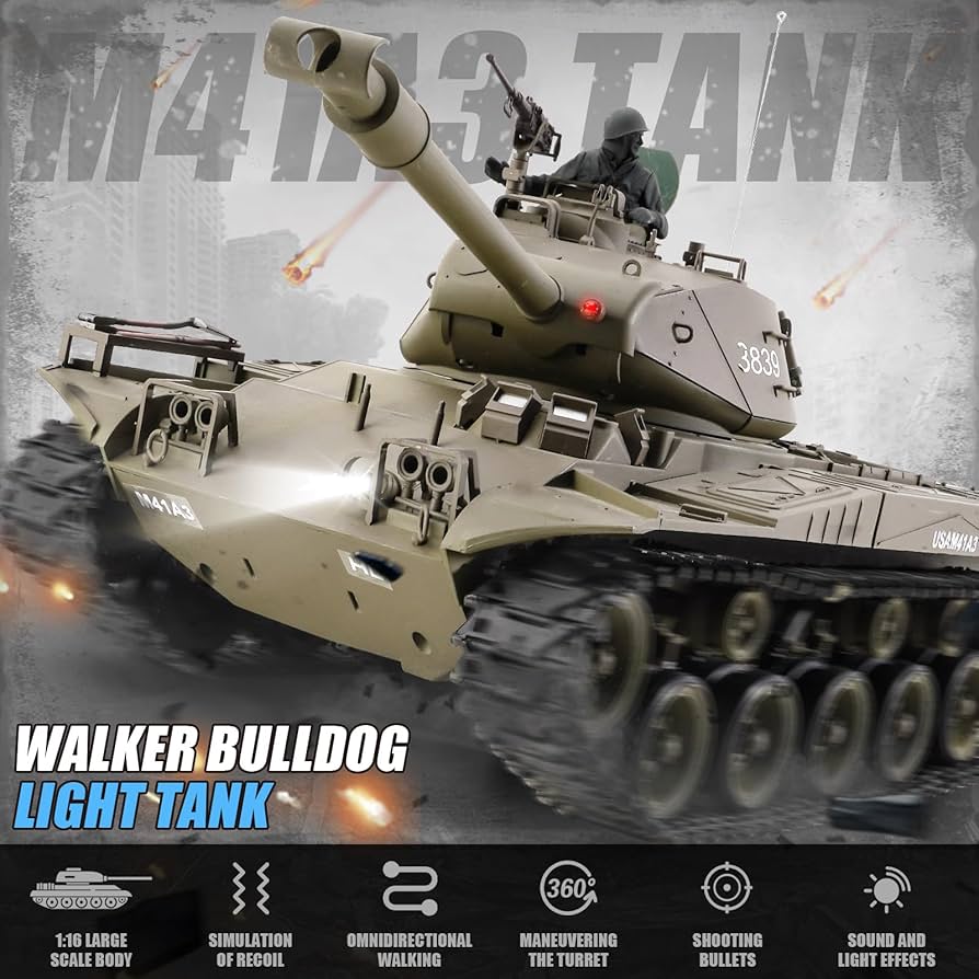 Amazon.com: Ferthor Fun Heng Long 1/16 Scale RC Tanks,Remote